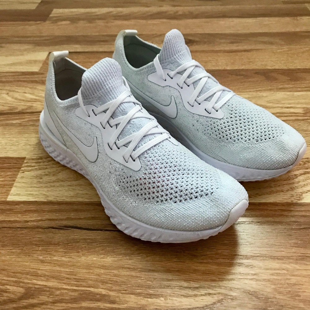 Nike Women's Epic React Flyknit TrueWhite Platinum